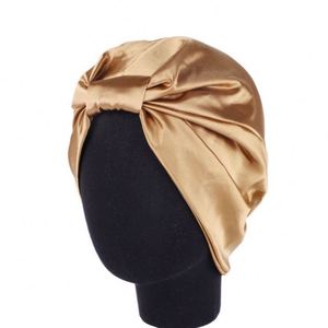 Gorro de Dormir de Satén Sedoso para Mujer, Turbante Suave Pre-Atado, Pañuelo de Moda para la Cabeza, Gorro para Quimioterapia, Gorro para el Cabello - Product Image 2