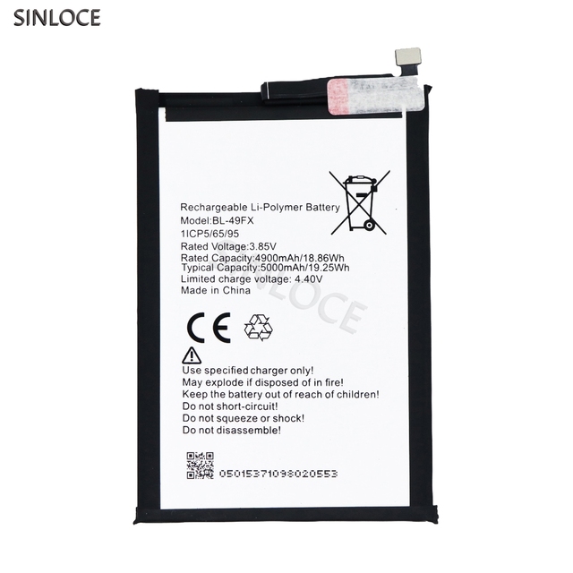SINLOCE Wholesale High Quality Production Mobile Cell Phone Battery Factory for Infinix SMART 6 PLUS HOT8 / HOT8 LITE BL-49FX