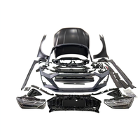 Kit extérieur pour Audi A7/S7, mise à niveau vers RS7, pare-chocs avant/arrière, phares LED, calandre, spoiler de capot, kit carrosserie auto à ajustement précis
