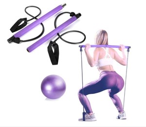 Bastone da bar portatile per <span class=keywords><strong>pilates</strong></span> con fascia di resistenza/kit barra per <span class=keywords><strong>pilates</strong></span> con fascia di resistenza regolabile/barre per <span class=keywords><strong>pilates</strong></span> regolabili - Product Image 5
