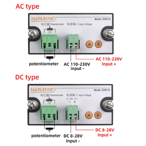 AC110-230V DC 8-28V 2 Wát hiển thị kỹ thuật số chiết 10K <span class=keywords><strong>100k</strong></span> 470K có thể điều chỉnh kháng cho điều khiển tốc độ biến tần PLC - Product Image 4