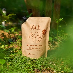 Phân hủy sinh học có thể tái sử dụng đứng lên giấy kraft tùy chỉnh túi bao bì túi Spout túi nước trái cây Mỹ phẩm <span class=keywords><strong>doypack</strong></span> túi có vòi - Product Image 1