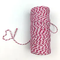 Double Colors Cotton Rope for Gift Wrapping
