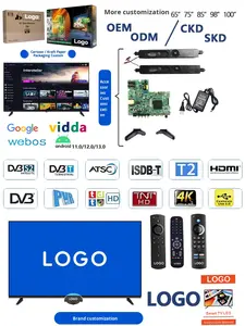 Televisor Inteligente QLED 4K UHD de 32/55/100 Pulgadas con Android, Frecuencia de Actualización de 120Hz, HDR, WiFi y Puertos USB - Product Image 5