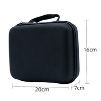 Sac de protection portable pour accessoires automobiles, en nylon EVA, étanche, antichoc, anti-poussière, sac de rangement pour chargeur, noir