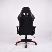 Sedia da Gaming in Pelle Premium con Schienale Reclinabile, Poggiapiedi e Cuscino Comodo, Altezza Regolabile