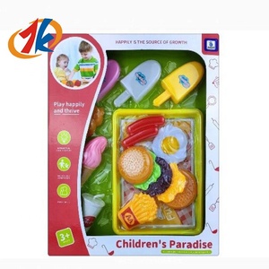 Juguetes y Juegos de Cocina 2025: Nuevo Set Educativo de Juguetes de Cocina para Niños con Hamburguesa Cortable y Vajilla Infantil - Product Image 3
