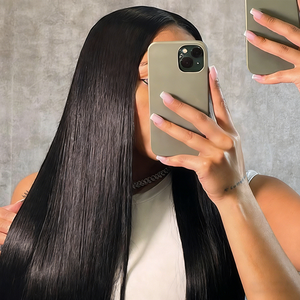 วิกผมมนุษย์แบบยาวหยิก ไม่ต้องใช้กาว คุณภาพคุ้มราคา วิกผมลอนธรรมชาติ - Product Image 5