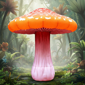 Funghi Gonfiabili Giganti di <span class=keywords><strong>Alice</strong></span> <span class=keywords><strong>nel</strong></span> <span class=keywords><strong>Paese</strong></span> <span class=keywords><strong>delle</strong></span> <span class=keywords><strong>Meraviglie</strong></span>, Funghi Gonfiabili Personalizzati per Decorazioni di Feste Natalizie ed Eventi - Product Image 1