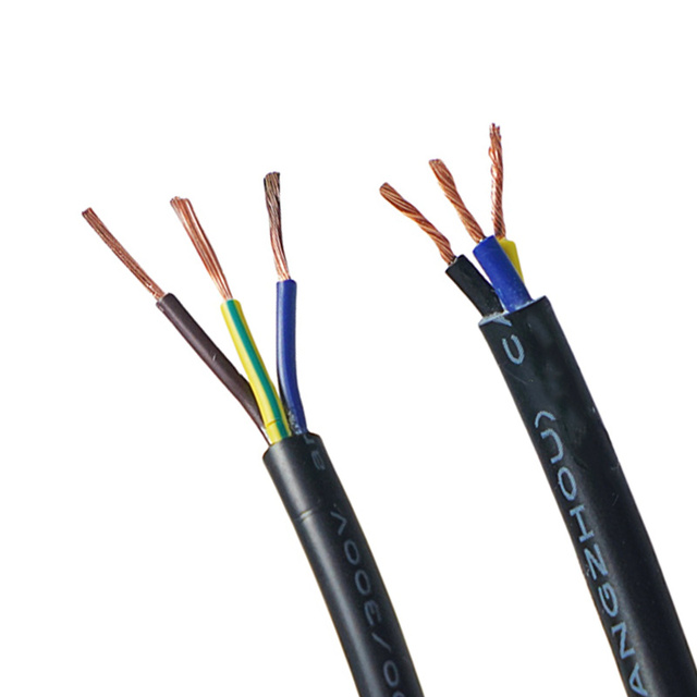 H03VV-F 300/300V PVC Insulation and Jacket Copper Stranded Flexible Flat Cable