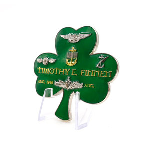 Dropshipping tùy chỉnh kim loại 3D trong suốt mờ men kỷ niệm mới lạ thách thức đồng xu - Product Image 2