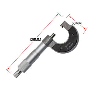 DEM WG045 precisione calibro di ispezione della saldatura calibro 0-25mm/0.01mm micrometro - Product Image 4