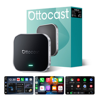 Ottocast Taşınabilir Kablosuz Android Auto CarPlay Adaptörü Bluetooth 5.0 Netflix YouTube Desteği 1 Yıl Garantili Evrensel Araçlar