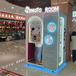 <strong>Photo</strong> Booth Photobooth All-in-one Korea Latest Coin Operated <strong>Equipment</strong> Camera Shoot Passport Software and Custom - Product Image 2