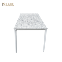 Table de pique-nique moderne à prix promotionnel, table de pique-nique d'extérieur, table de jardin, design en HPL, panneau HPL à noyau solide