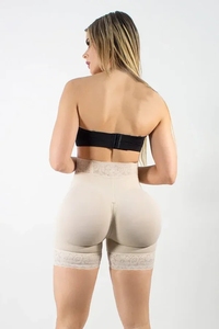Lencería de Tallas Grandes para Mujer, Faja Moldeadora <span class=keywords><strong>Colombiana</strong></span>, Mono Reductor de Cuerpo Completo con 4 Hileras de Broches y Ojales, Estilo de Recuperación - Product Image 2