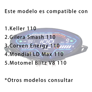 Accessoire Le Plus Vendu Millero Tableau de Bord Numérique <span class=keywords><strong>Moto</strong></span> Tachymètre de <span class=keywords><strong>Moto</strong></span> pour <span class=keywords><strong>Mondial</strong></span> LD Max 110 - Product Image 6