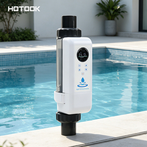 Système <span class=keywords><strong>de</strong></span> chloration au sel pour <span class=keywords><strong>piscine</strong></span>, générateur <span class=keywords><strong>de</strong></span> chlore intelligent avec contrôle par application, cellule en titane pour piscines jusqu'à 150 000 litres - Product Image 1