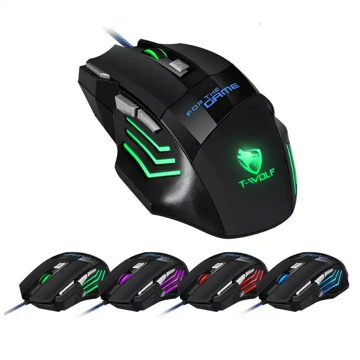 Teclados Y Mause Gamer Tapete Para Mause 7d Rgb Mouse Gaming