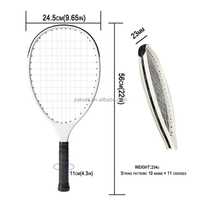 Raqueta de Tenis Typti Personalizada de Fibra de Carbono con Logotipo