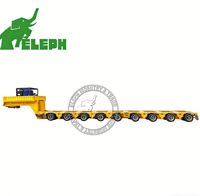 Remorques modulaires hydrauliques multi-essieux à plateau bas pour camions à vendre 07
