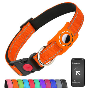 <span class=keywords><strong>Collier</strong></span> pour chien réglable avec support AirTag et <span class=keywords><strong>GPS</strong></span> anti-perte – Vente en gros directe usine - Product Image 2