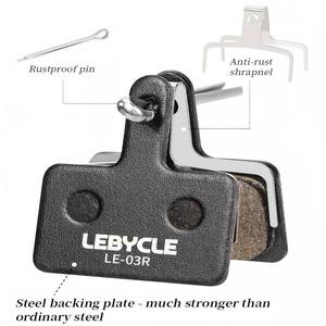 Pastillas de Freno de Disco Hidráulicas para Bicicleta Personalizadas de Fábrica LEBYCLE, Pastillas de Freno de Resina Semimetálica y Cerámica para Bicicleta, Compatibles con <span class=keywords><strong>XT</strong></span> <span class=keywords><strong>DEORE</strong></span> ELIXIR AVID - Product Image 2