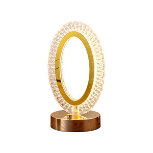 Restaurante recargable Color cristal mesa escritorio lámpara iluminación Usb Hotel lujo decoración moderna - Product Image 3