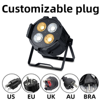 SHTX LED 4 yeux COB Lumière de surface Blanc ou Blanc chaud 4*50w Scène Quatre yeux Par Lumières 200w Effets lumineux de mariage