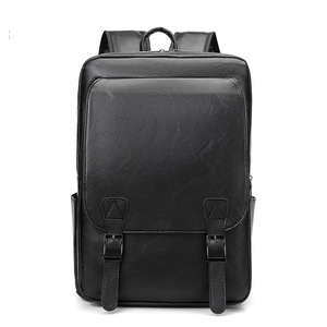 Men's <b>Backpack</b> Genuine Leather 20L Anti Theft Business Travel Laptop Bag - Product Image 1