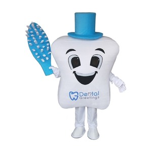 ชุดตุ๊กตาการ์ตูนฟันปลอมสำหรับเดินแสดงโชว์ พร้อมอุปกรณ์สวมศีรษะสำหรับพิธีเปิด ใช้สำหรับคอสเพลย์และการโฆษณา - Product Image 1