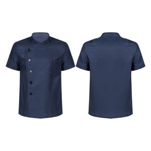 US ผู้ชายร้านอาหารครัวคอสเพลย์เครื่องแต่งกายชุดปุ่มเชฟทําอาหารเสื้อแจ็คเก็ต - Product Image 2