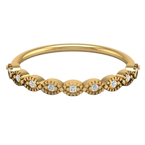 Bague de mariage en or 18 carats véritable, certifiée par un tiers, avec diamant de laboratoire taille marquise haut de gamme PROVENCE, clarté VVS1, vente en gros sur mesure - Product Image 1