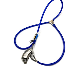 BDSM เข็มขัดจักรพรรดิดำแบบปรับได้เต็มที่,เข็มขัดพรหมจรรย์สเตนเลสสตีลอุปกรณ์ล็อกอวัยวะเพศชายเกมสำหรับผู้ใหญ่ - Product Image 2