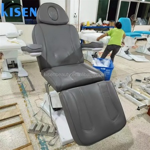 Kisen Curved Lash Beauty <b>Bed</b> Luxury Electric Massage <b>Bed</b> with 3 Motors <b>Portable</b> for Salon Spa Hotel Bedroom & School Use - Product Image 2