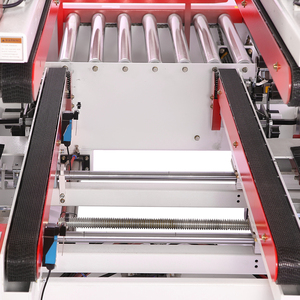 Erector y Mini máquina <span class=keywords><strong>de</strong></span> sellado <span class=keywords><strong>de</strong></span> bordes <span class=keywords><strong>de</strong></span> cartón ángulos <span class=keywords><strong>cinta</strong></span> en forma <span class=keywords><strong>de</strong></span> H con transportador <span class=keywords><strong>de</strong></span> <span class=keywords><strong>rodillos</strong></span> <span class=keywords><strong>de</strong></span> primera clase - Product Image 4