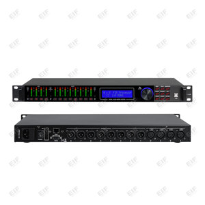 ราคาขายส่ง EIF LA Series LA204/306/408 โปรเซสเซอร์ดิจิตอลคาราโอเกะประสิทธิภาพสูง พร้อมการเชื่อมต่อ XLR สำหรับระบบเสียง OEM - Product Image 6