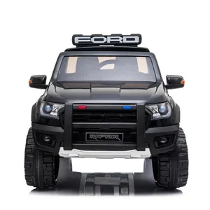 FORD WDDKF105RP Mobil Kendali Jarak Jauh, Mobil Mainan Berkendara dengan Tenaga Baterai 12V untuk Anak-anak