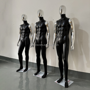 Vente en gros de mannequins musclés pour magasin de vêtements pour hommes mannequins masculins de luxe avec bras en argent mannequins masculins pour hommes costumes veste - Product Image 3