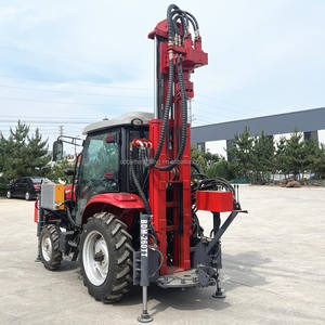 Hotselling BDM-260TT tractor-type diesel aangedreven waterputboorinstallatie met 200-300m diepte, verplaatsbaar op wielen - Product Image 2