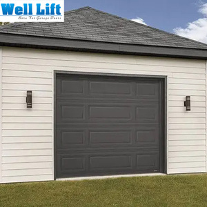 Vente en gros de portes de <span class=keywords><strong>garage</strong></span> sectionnelles modernes contemporaines en acier aluminium étanche résidentiel pour maisons Vente en gros - Product Image 5
