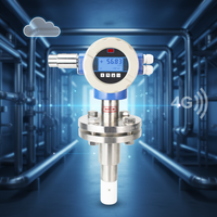 Medidor de Flujo Electromagnético Inalámbrico de Inserción en Línea (Hot Tap) 4G NB-IoT LoRa con Válvula de Bola Digital para Tuberías Grandes