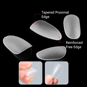 Private Label Short Round Soft Gel <b>Nail</b> Tips Full Matte Full Cover Press on Manicure Kit - Product Image 3