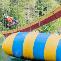 2024 parc aquatique gonflable populaire sautant oreiller gonflable eau sautant Airbag Blob à vendre
