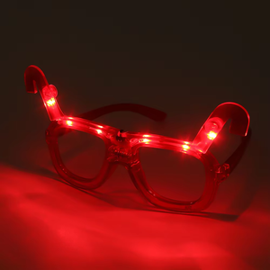 แว่นตาคริสต์มาสไฟ LED ลายซานต้าและตุ๊กตาหิมะ ดีไซน์ใหม่มาแรง ขายดี ใช้แบตเตอรี่ LR41 3 ก้อน ใช้ได้ทั้งในบ้าน/นอกบ้าน สำหรับงานปาร์ตี้ - Product Image 5