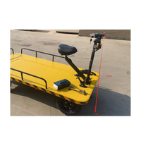 Carrito de Carga Eléctrico en Oferta, Carrito de Plataforma Eléctrico, Vehículo de Transporte para Obras de Construcción