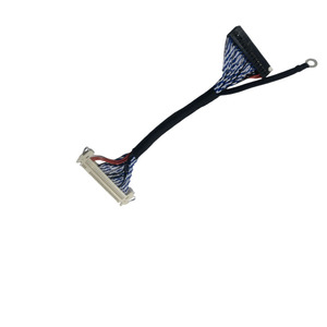 พรีเมี่ยม JAE ขั้วต่อ30pin FI-X30HL กับ <span class=keywords><strong>Dupont</strong></span> 2.0มม. สาย LCD LVDS สำหรับหน้าจอความละเอียดสูง