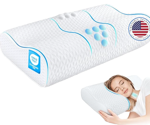 Almohada Cervical y Cojín Ortopédico de Espuma Viscoelástica Antialérgico para Dolores Cervicales - Product Image 1
