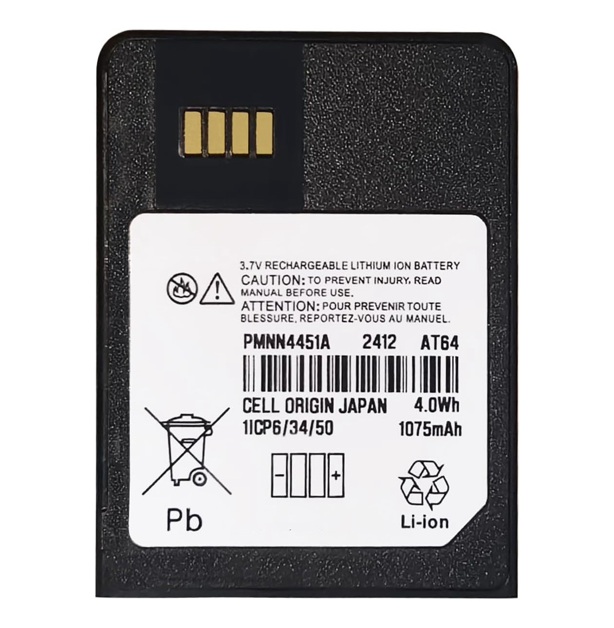PMNN4451 VI Mini Tor 6 Walkie Talkie Voice Pager PMNN4451A 1150mah Li-ion Battery Fit for MOTOROLA Voice Pager