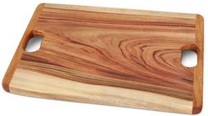 Planche à découper en bois massif, forme goutte d'eau, surface polie, pour usage en cuisine - Product Image 5